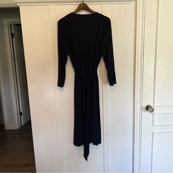 Nicole by Nicole Miller Black Dress with Beaded Front Detail | Size Large | - Picture 9 of 11